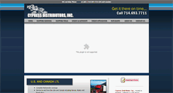 Desktop Screenshot of cypressdist.com